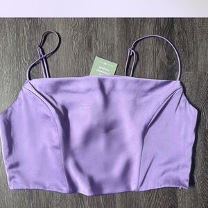 H&M Purple Crop Top